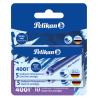 Naboje GTP (5) niebieskie 2 sztuki Pelikan w blisterze