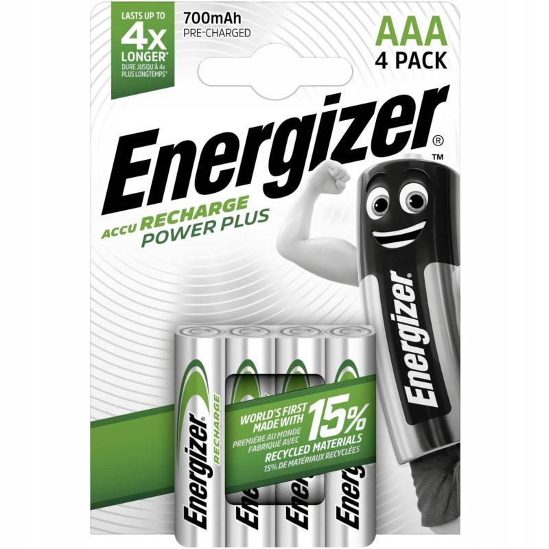 Bateria akumulatorki Energizer HR03 AAA 700mAh Ni-MH 4 sztuki