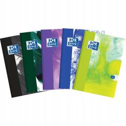 Brulion Oxford Paint A5 96 kartek kratka z marginesem
