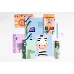 Zeszyt Oxford Kids A5 16 kartek w linie LP2K kolorowy