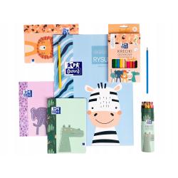 Blok rysunkowy Oxford Kids A4 20 kartek 120g klejony