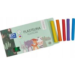 Plastelina Oxford kids 12 kolorów 200g - kreatywna zabawa dla dzieci