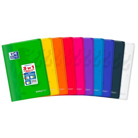 Zeszyt Oxford Easybook B5 60 kartek kratka 5x5 mm mix kolorów 400184112 HAMELIN