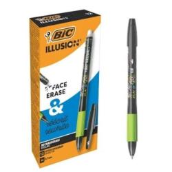 Długopis BIC Illusion wymazywalny czarny 516523