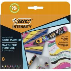 Markery akrylowe BIC Intensity Classic Paint mix 8 sztuk