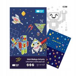 Blok Małego Artysty Happy Color PIXI PLANET A4 120g/m2 8 arkuszy