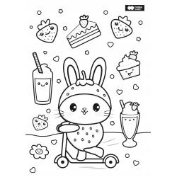 Blok Małego Artysty YUMMY YUM A4 120g/m² 8 arkuszy Happy Color