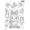 Blok Małego Artysty YUMMY YUM A4 120g/m² 8 arkuszy Happy Color