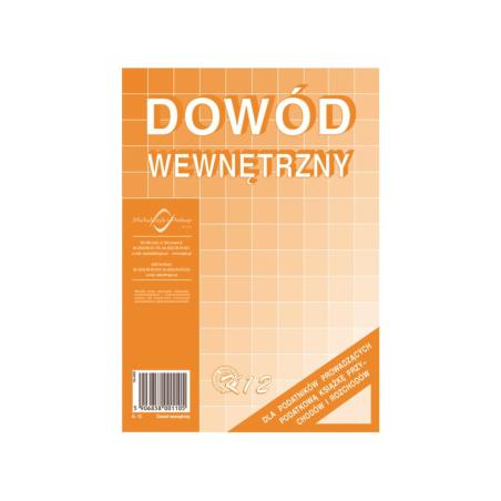 Dowód wewnętrzny A5, 40 kartek offset, 10-K12 DOTTS
