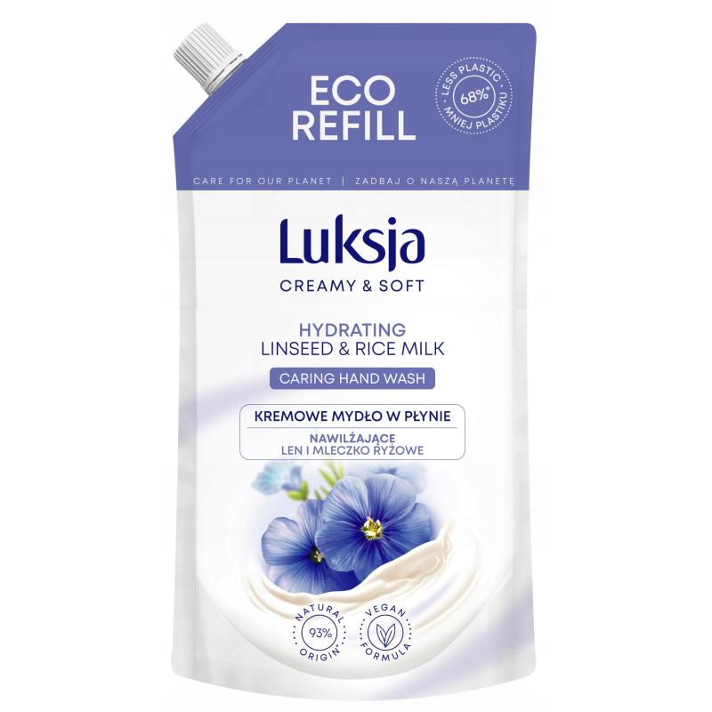 Luksja Mydło zapas 400ml lniane