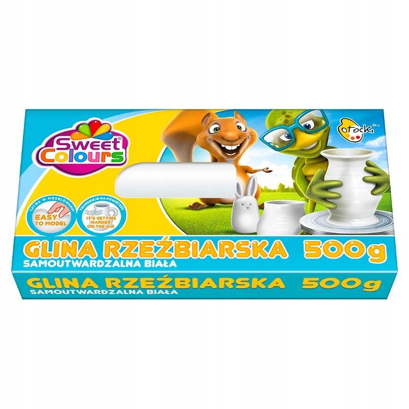 Glina rzeźbiarska samoutwardzalna biała 00584 Otocki