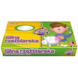 Glina rzeźbiarska samoutwardzalna biała 00584 Otocki