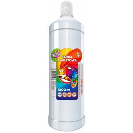 Farba plakatowa biała 1000 ml OTOCKI