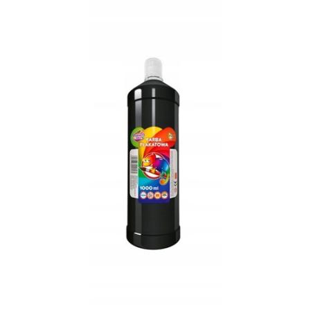 Farba plakatowa czarna 1000 ml OTOCKI