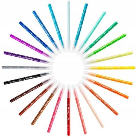 Flamastry BIC Kids Kid Couleur, 12 kolorów, nietoksyczne, łatwe do zmywania