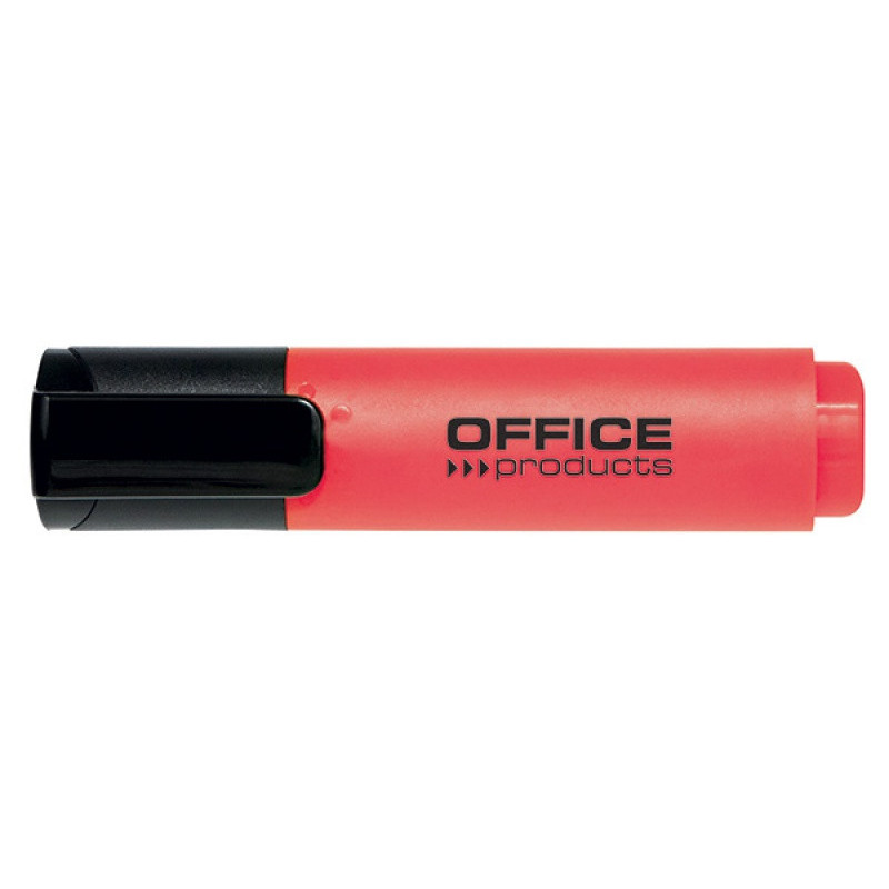 PAKIET Zakreślacz fluorescencyjny OFFICE PRODUCTS, 2-5mm (linia), czerwony