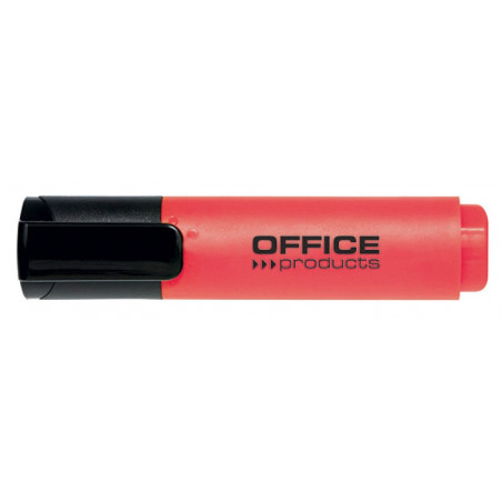 PAKIET Zakreślacz fluorescencyjny OFFICE PRODUCTS, 2-5mm (linia), czerwony
