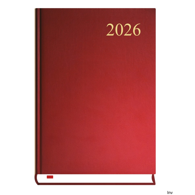 Kalendarz Asystent A5 2026 bordo Michalczyk i Prokop