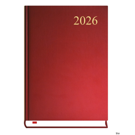 Kalendarz Asystent A5 2026 bordo Michalczyk i Prokop