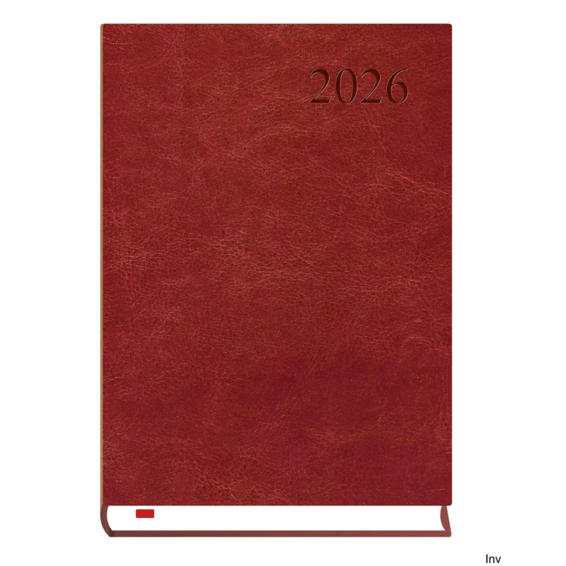 Kalendarz Asystent ALASKA A5 2026 bordo Michalczyk i Prokop