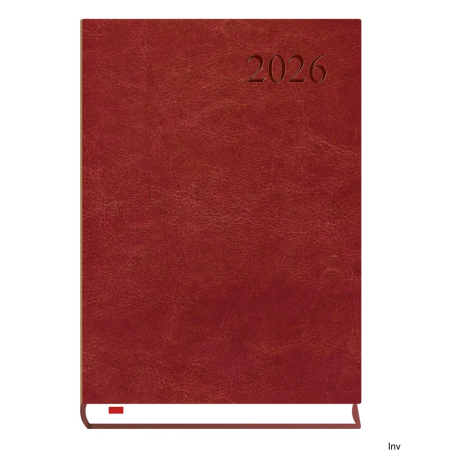 Kalendarz Asystent ALASKA A5 2026 bordo Michalczyk i Prokop