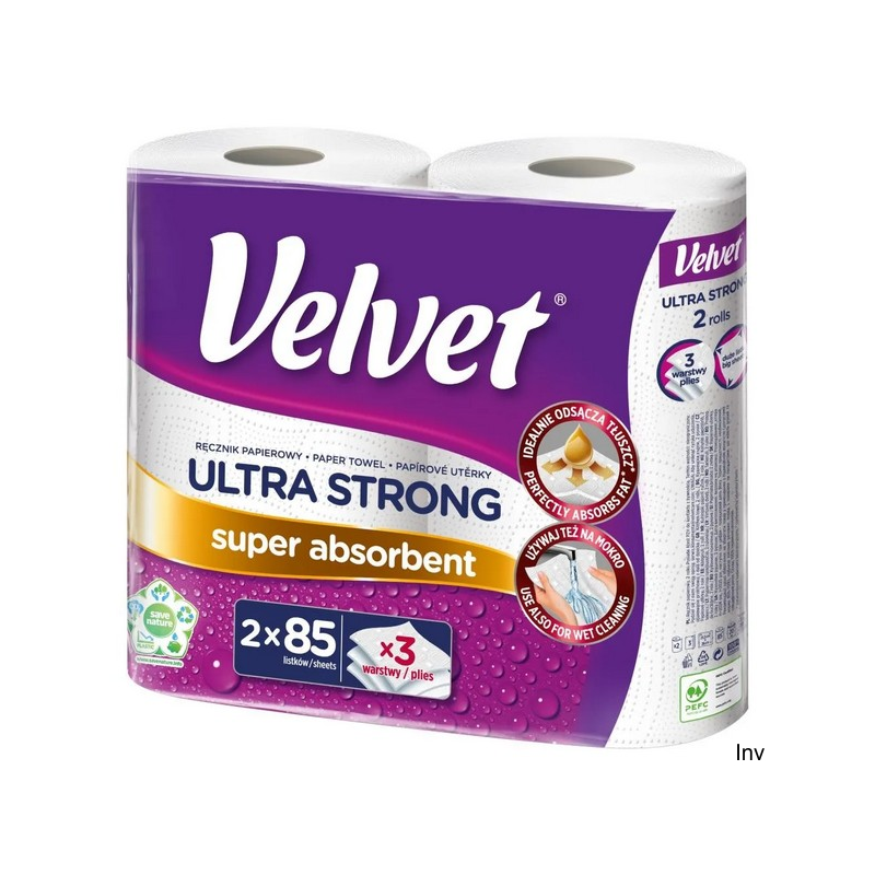 Ręcznik papierowy Ultra Strong 2 sztuki Velvet
