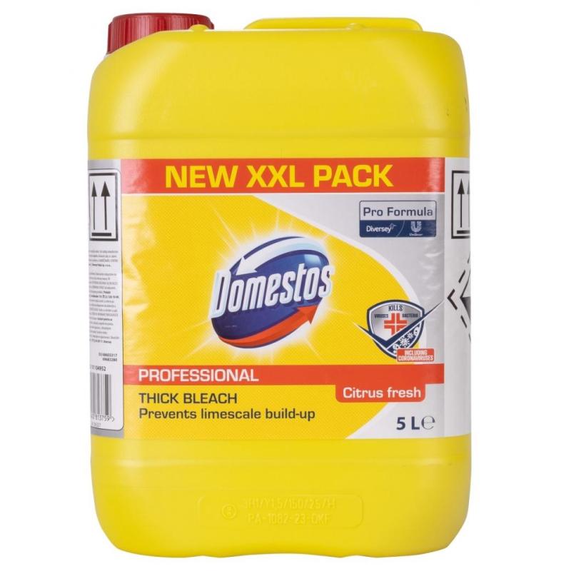 Płyn do czyszczenia toalet DOMESTOS Cytryna, 5l