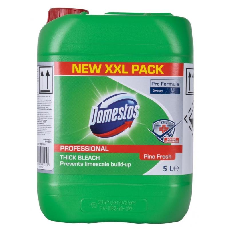 Płyn do czyszczenia toalet DOMESTOS Pine, 5l