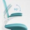 Fotel biurowy OFFICE PRODUCTS Chios, turkusowy
