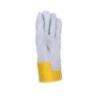 PAKIET Rękawice robocze DONAU SAFETY DS-DOKBASIC, doker, dwoina bydlęca, rozm. 10,5/XL, szaro-żółte