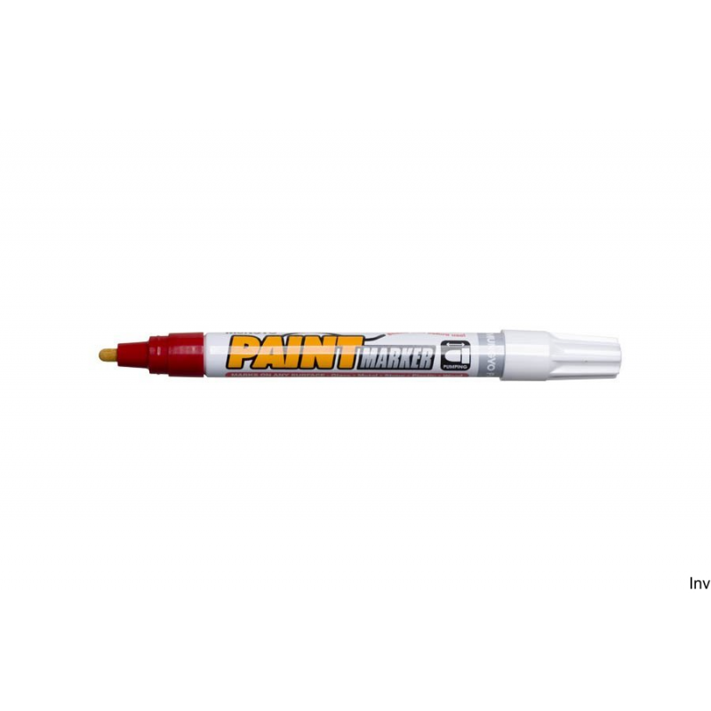 Marker olejowy Mungyo czerwony 2 mm, wodoodporny, długość linii 450 m, zgodny z normą EN71-7