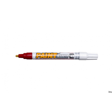 Marker olejowy Mungyo czerwony 2 mm, wodoodporny, długość linii 450 m, zgodny z normą EN71-7