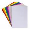 PAKIET Zeszyt papierów kolorowych błyszczących GIMBOO, A5, 10 kartek, 80gsm, mix kolorów