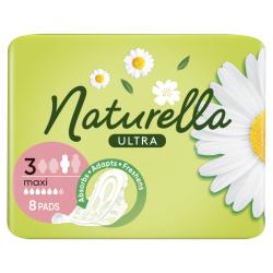 Naturella Ultra MAXI Podpaski ze skrzydełkami 8 sztuk