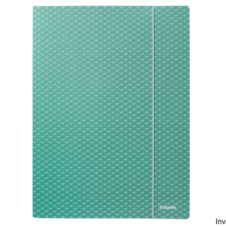Teczka kartonowa z gumką Leitz Colour "Breeze", A4, zielona