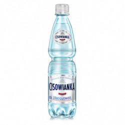 Woda CISOWIANKA, lekko gazowana, butelka plastikowa, 0,5l, 12 szt. - 1
