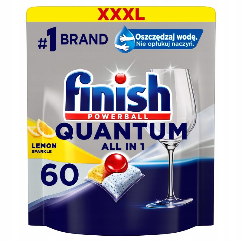 Finish Tabletki do zmywarki Quantum Lemon 60 sztuk