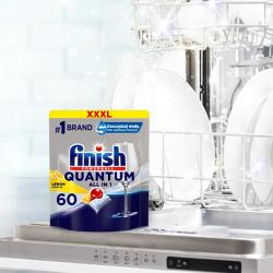 Finish Tabletki do zmywarki Quantum Lemon 60 sztuk