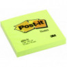 Karteczki samoprzylepne POST-IT (654N), 76x76mm, 1x100 kart., jaskrawy zielony
