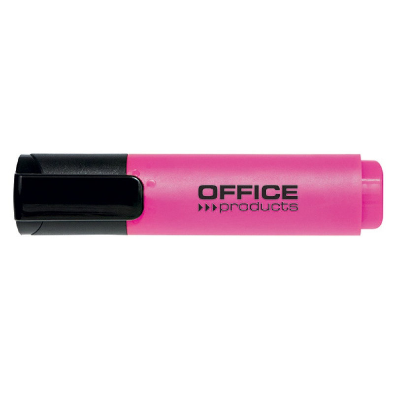 PAKIET Zakreślacz fluorescencyjny OFFICE PRODUCTS, 2-5mm (linia), różowy