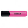 PAKIET Zakreślacz fluorescencyjny OFFICE PRODUCTS, 2-5mm (linia), różowy