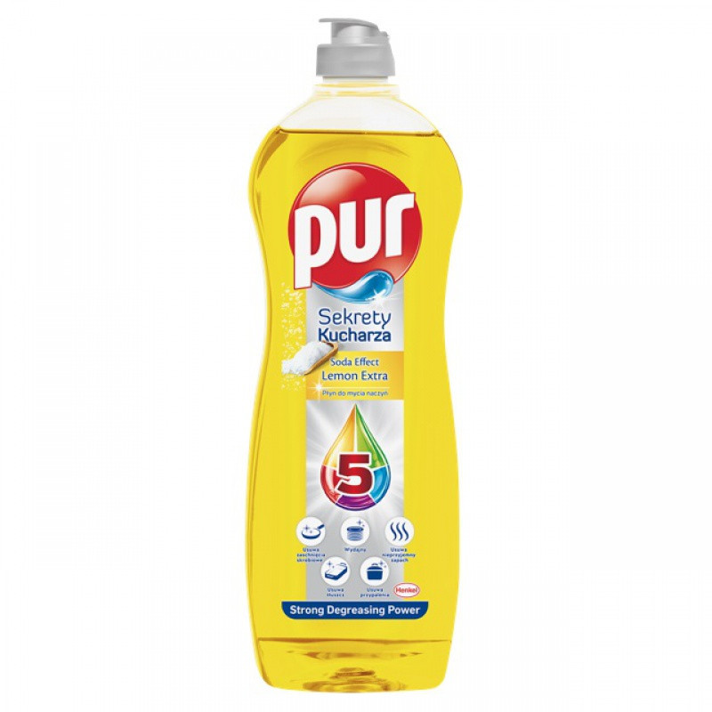 Płyn do mycia naczyń PUR Cytryna, 750ml
