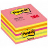 Kostka samoprzylepna POST-IT (2028-NP), 76x76mm, 1x450 kart., cukierkowa różowa