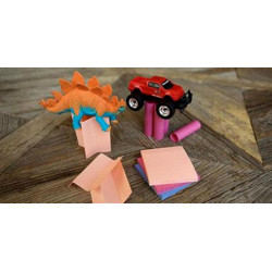 Kostka samoprzylepna POST-IT (2028-NP), 76x76mm, 1x450 kart., cukierkowa różowa