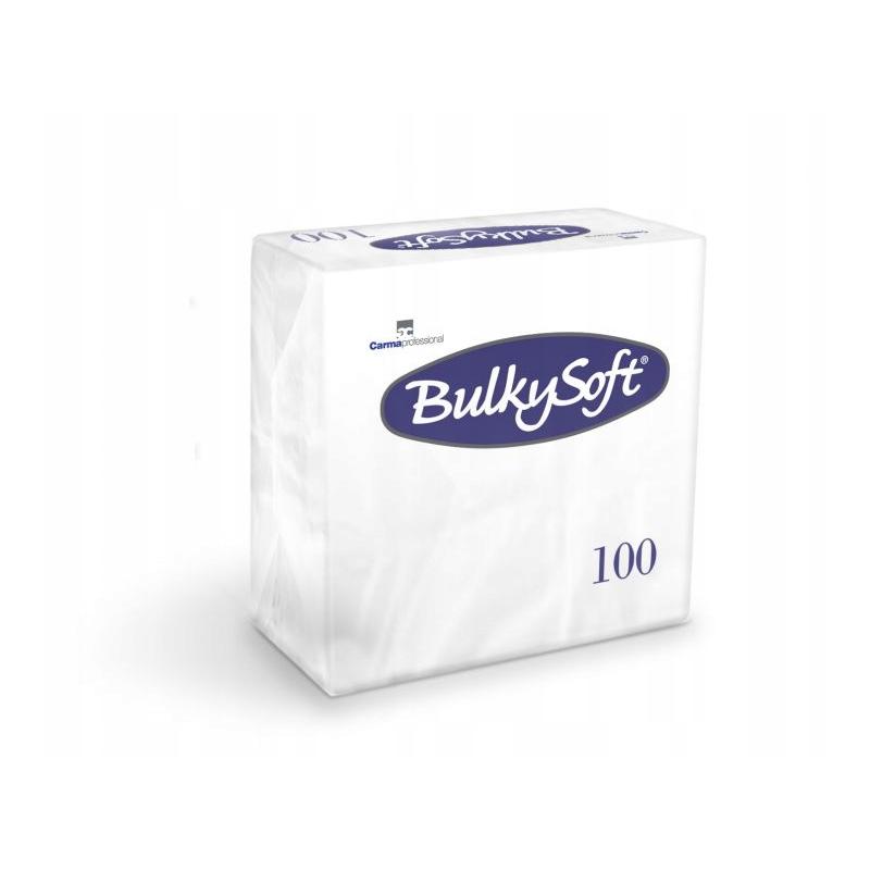 Serwetki Bulky Soft 2-warstwowe 24x24 cm czarne 32204