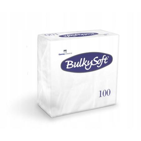 Serwetki Bulky Soft 2-warstwowe 24x24 cm czarne 32204