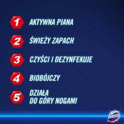 Domestos Spray aktywna piana do czyszczenia łazienki 435 ml Arctic Fresh