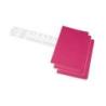 Zestaw 3 zeszytów MOLESKINE Cahier, L, 13x21cm, w linie, 80 stron, kinetic pink