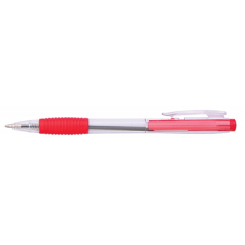 PAKIET Długopis automatyczny OFFICE PRODUCTS, 0,7mm, czerwony