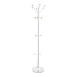 Wieszak na ubrania OFFICE PRODUCTS Goteborg, stojący, uch. na parasol, srebrny